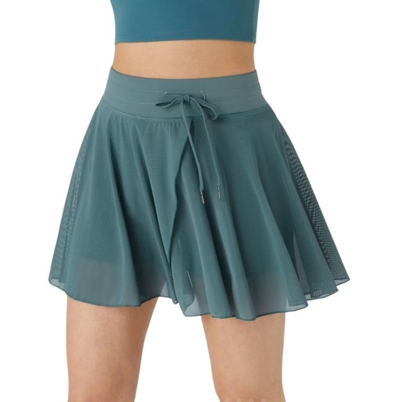 Pants - Mesh Skort With Matching Shorts